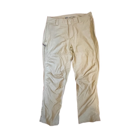 REI Pants Rei Co Op Mens Pants Khaki Campinghiking Pants Size 34 X